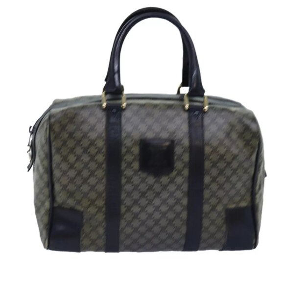 CELINE Macadam Canvas Boston Bag Navy Auth - Picture 4 of 16